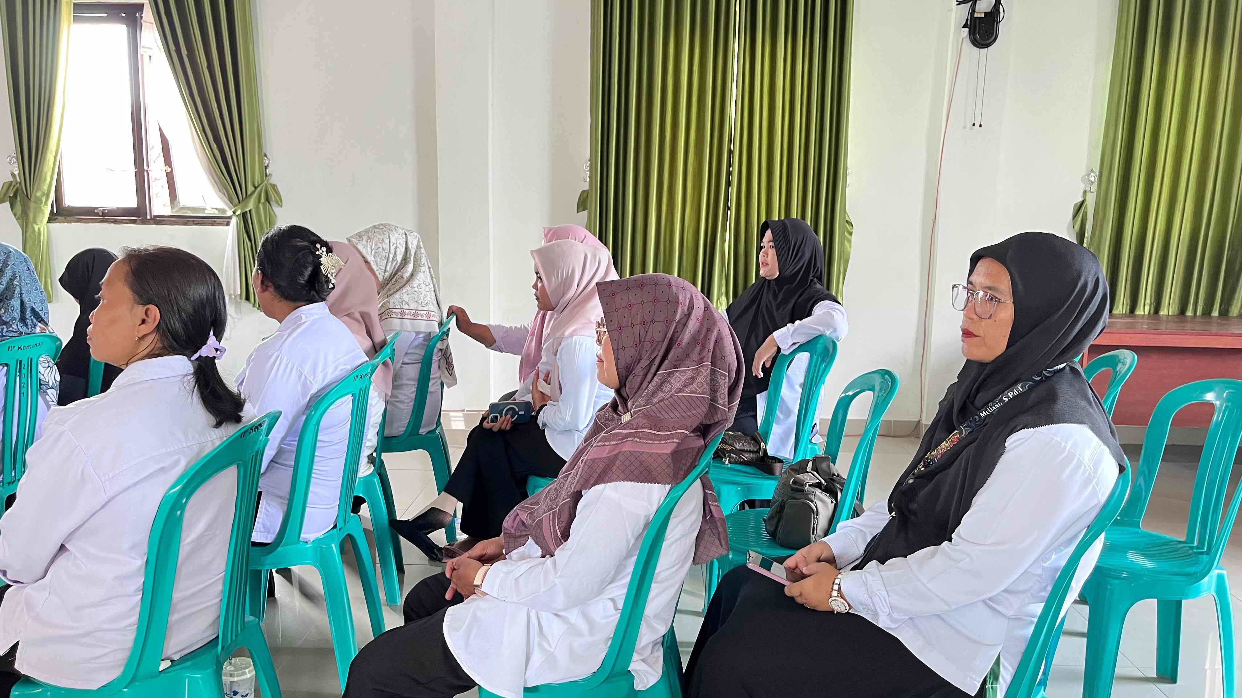 Kepala MIN 1 Way Kanan Hadiri Sosialisasi P4GN dan Tes Urine Bersama BNNK Way Kanan