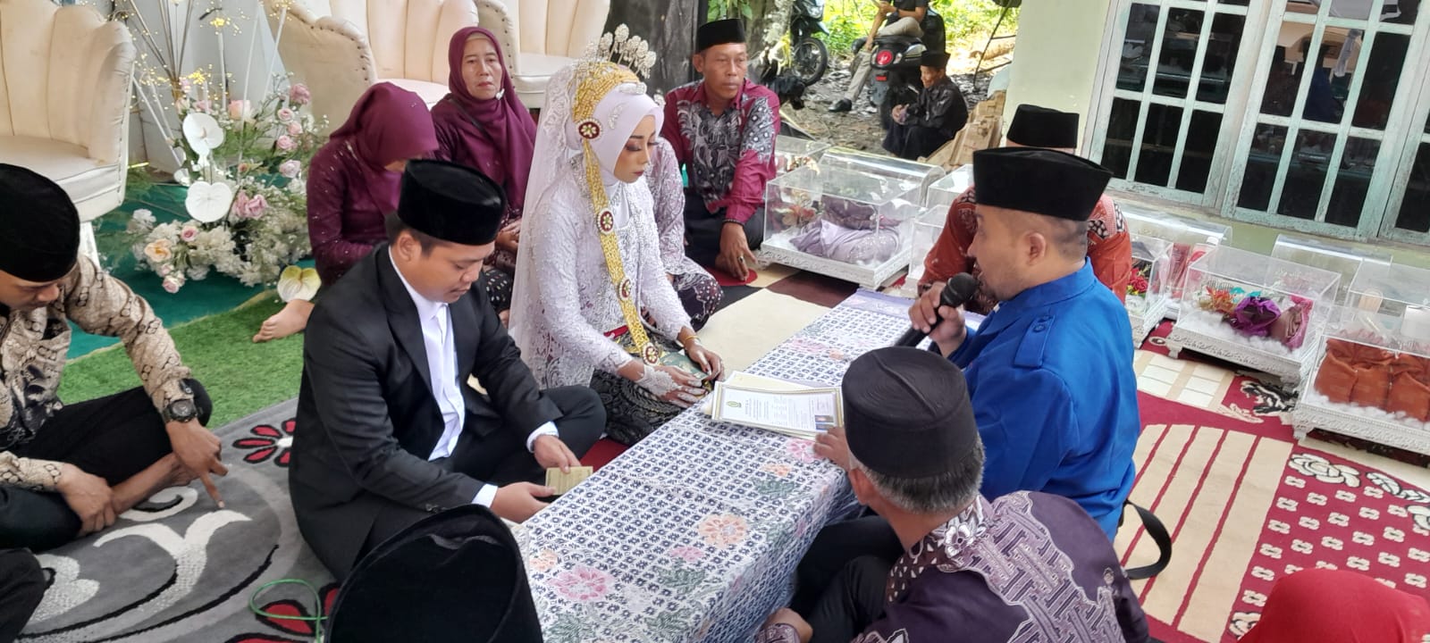 Penghulu KUA Buay Bahuga Tekankan Pentingnya Komunikasi dan Saling Menghormati dalam Khutbah Nikah