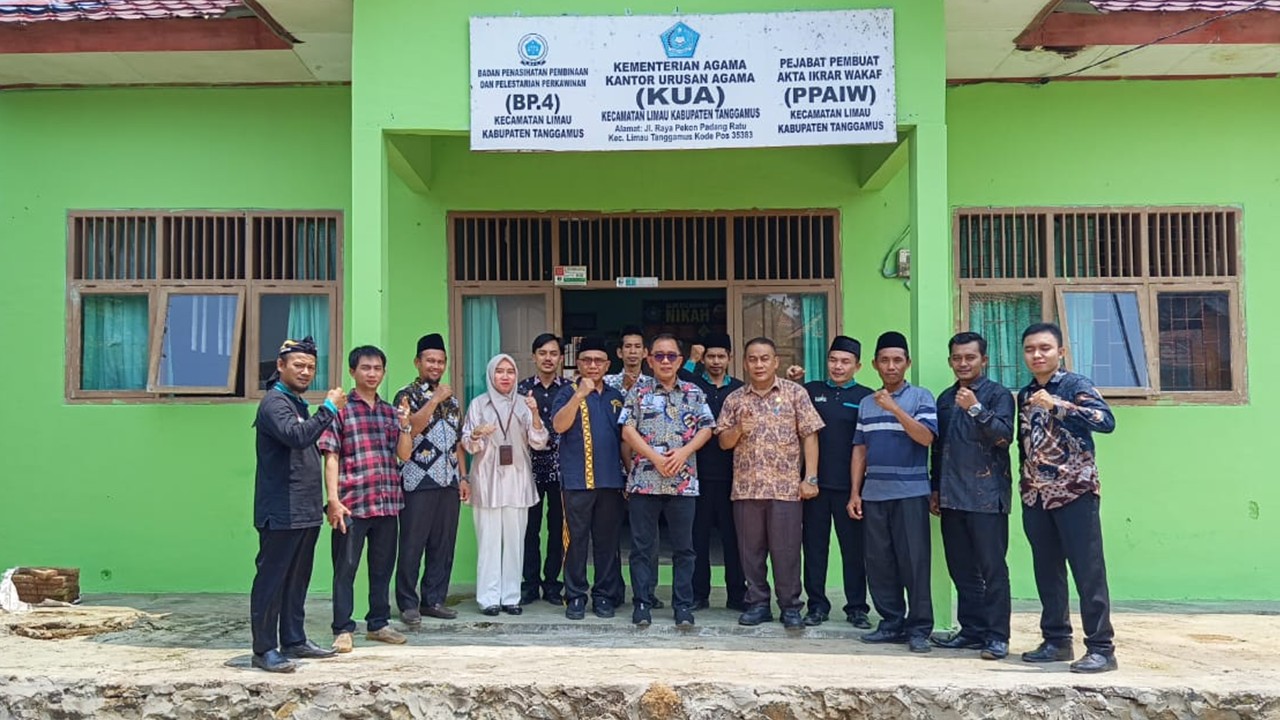 Kepala Kemenag Tanggamus Turun ke Lapangan, Pastikan KUA Hadir Lebih Dekat dengan Umat
