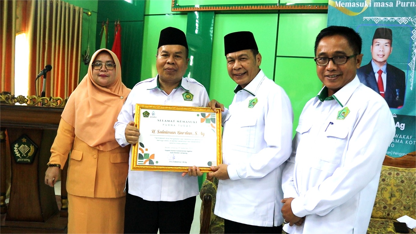 Kepala Kemenag Makmur: Purnabakti Adalah Bagian dari Siklus ASN, Bukan Akhir Pengabdian, Tapi Awal untuk Terus Berkarya