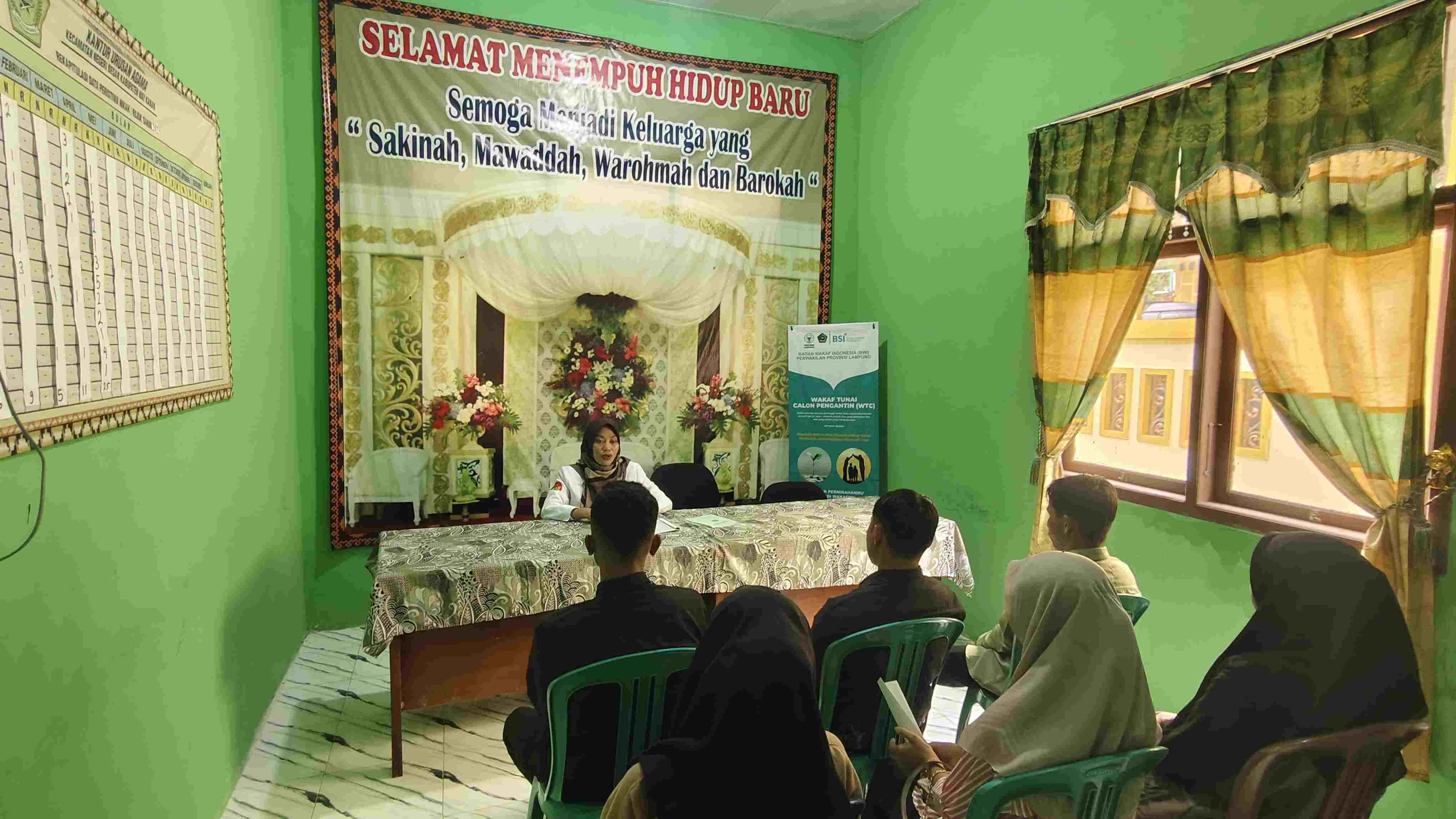 Penyuluh Agama KUA Negeri Besar Berikan Bimbingan Nikah, Bekali Calon Pengantin Menuju Rumah Tangga Sakinah