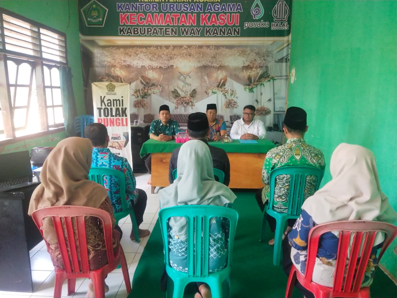 Kagara dan BPN Way Kanan Gelar Pembinaan Wakaf di KUA Kasui: Wujudkan Tertib Administrasi dan Legalitas Aset Umat