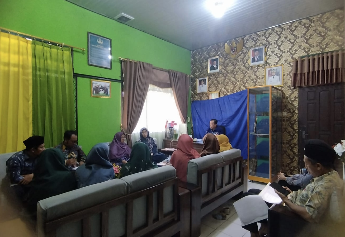 Bersinergi Demi Suksesnya Pelaksanaan PKKM, MTsN 2 Tanggamus Gelar Rakor