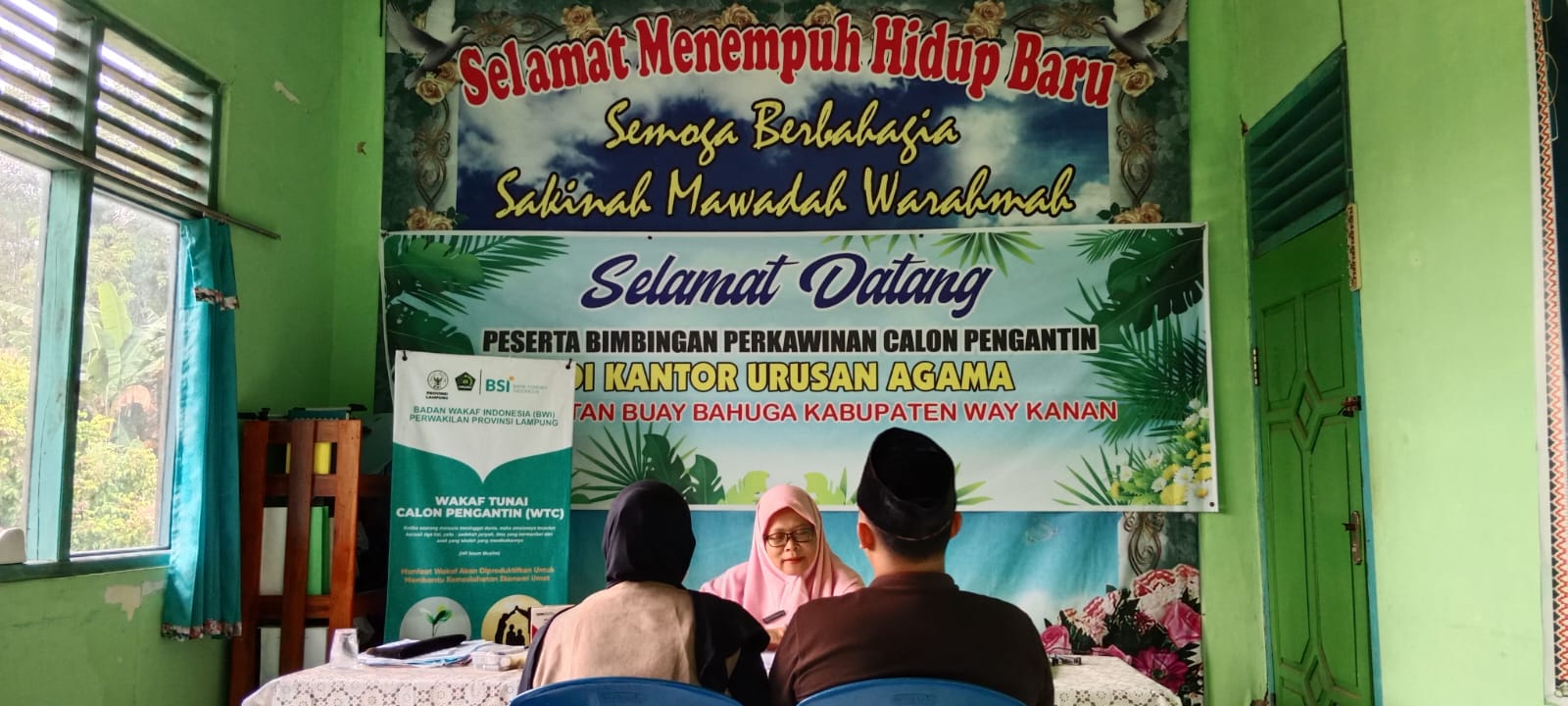 Siapkan Generasi Keluarga Sakinah, KUA Buay Bahuga Gelar Bimbingan Perkawinan bagi Calon Pengantin