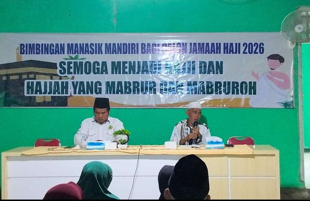 Teguhkan Niat, Siapkan Hati, KUA Blambangan Umpu Bimbing Calon Jamaah Haji 2026