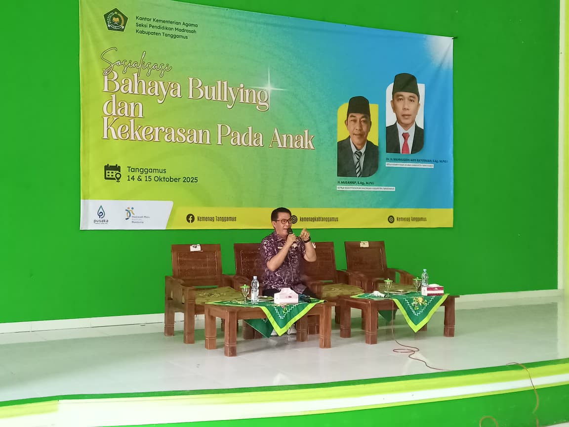 Hari Kedua Sosialisasi, Kasi Penmad Ajak Guru Jadi Garda Terdepan Cegah Bullying di Madrasah