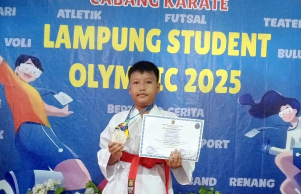 Dua Siswa MIN 9 Bandar Lampung Ukir Prestasi di Event Lampung Student Olympic 2025 Tingkat Provinsi