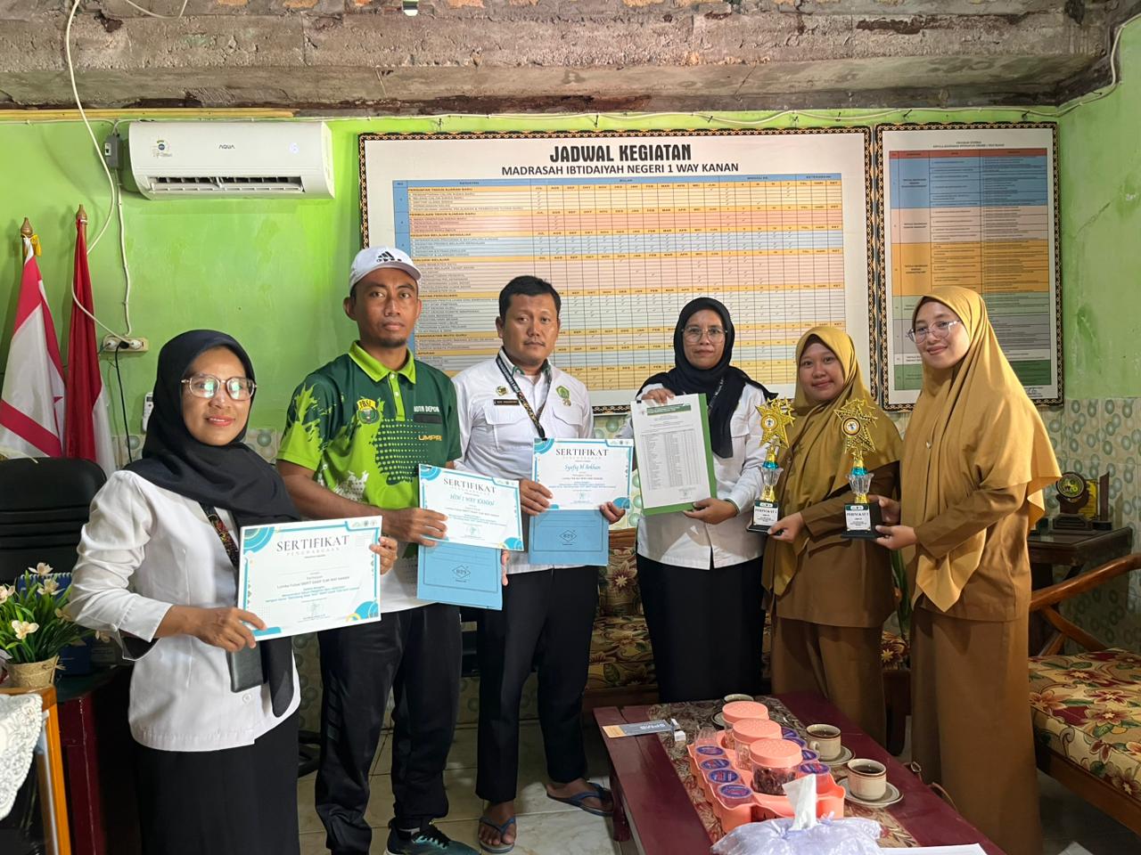 MIN 1 Way Kanan Raih Juara 2 dan 3 Lomba TKA, Prestasi Membanggakan dalam Ajang Lomba antar SD se-Kecamatan