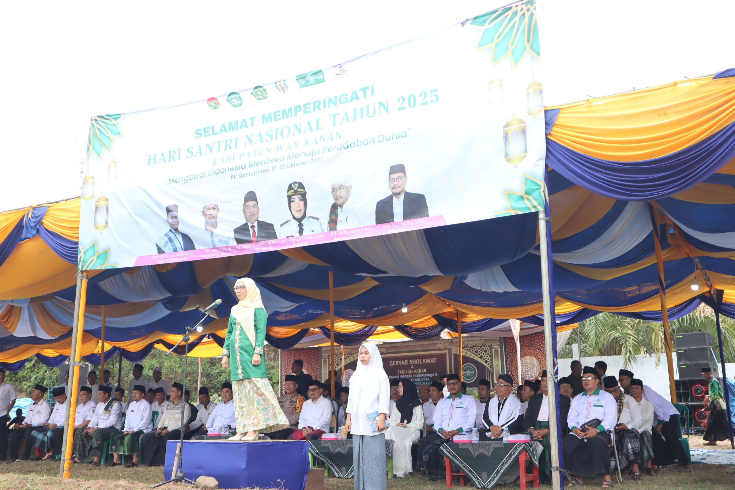 Mengawal Indonesia Merdeka, KanKemenag Way Kanan Ikuti Apel Hari Santri Nasional 2025