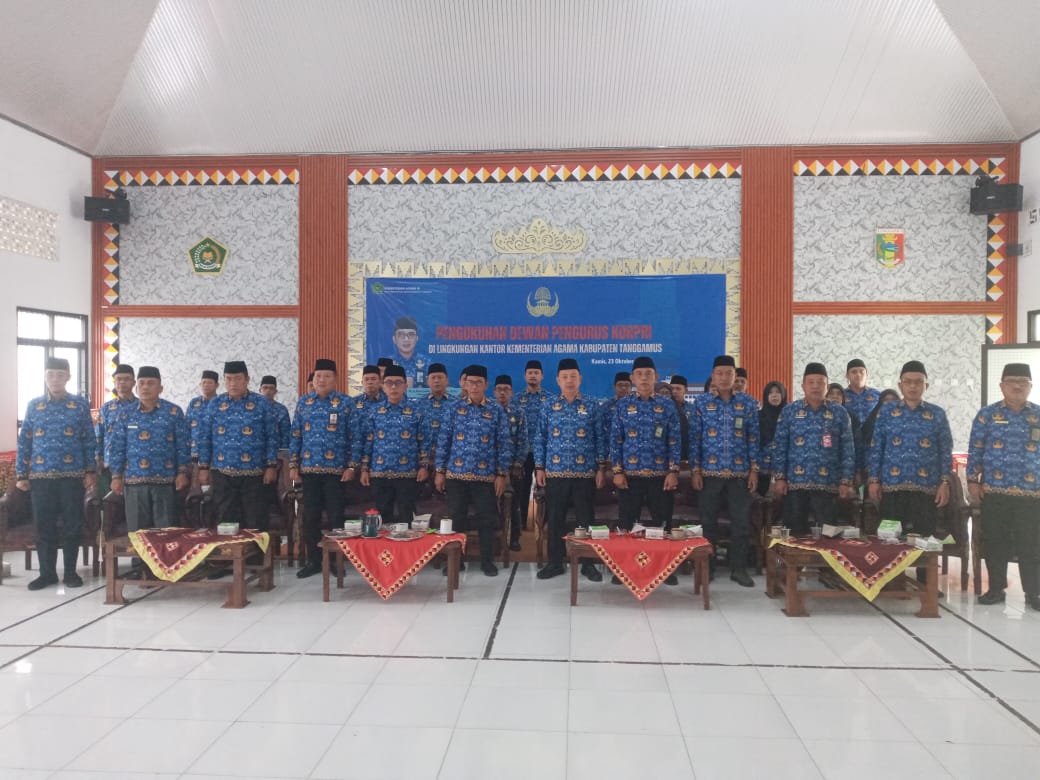Hadiri Pengukuhan Dewan Pengurus KORPRI, MTsN 2 Tanggamus Dukung Program Kelembagaan dan Sinergi Antarunit Kerja