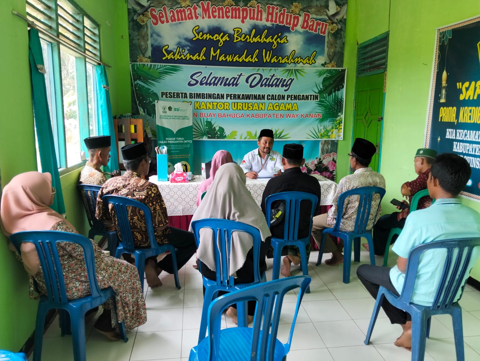 Penghulu KUA Buay Bahuga Gelar Pemeriksaan Wali Nikah, Pastikan Keabsahan Hubungan Wali Nikah