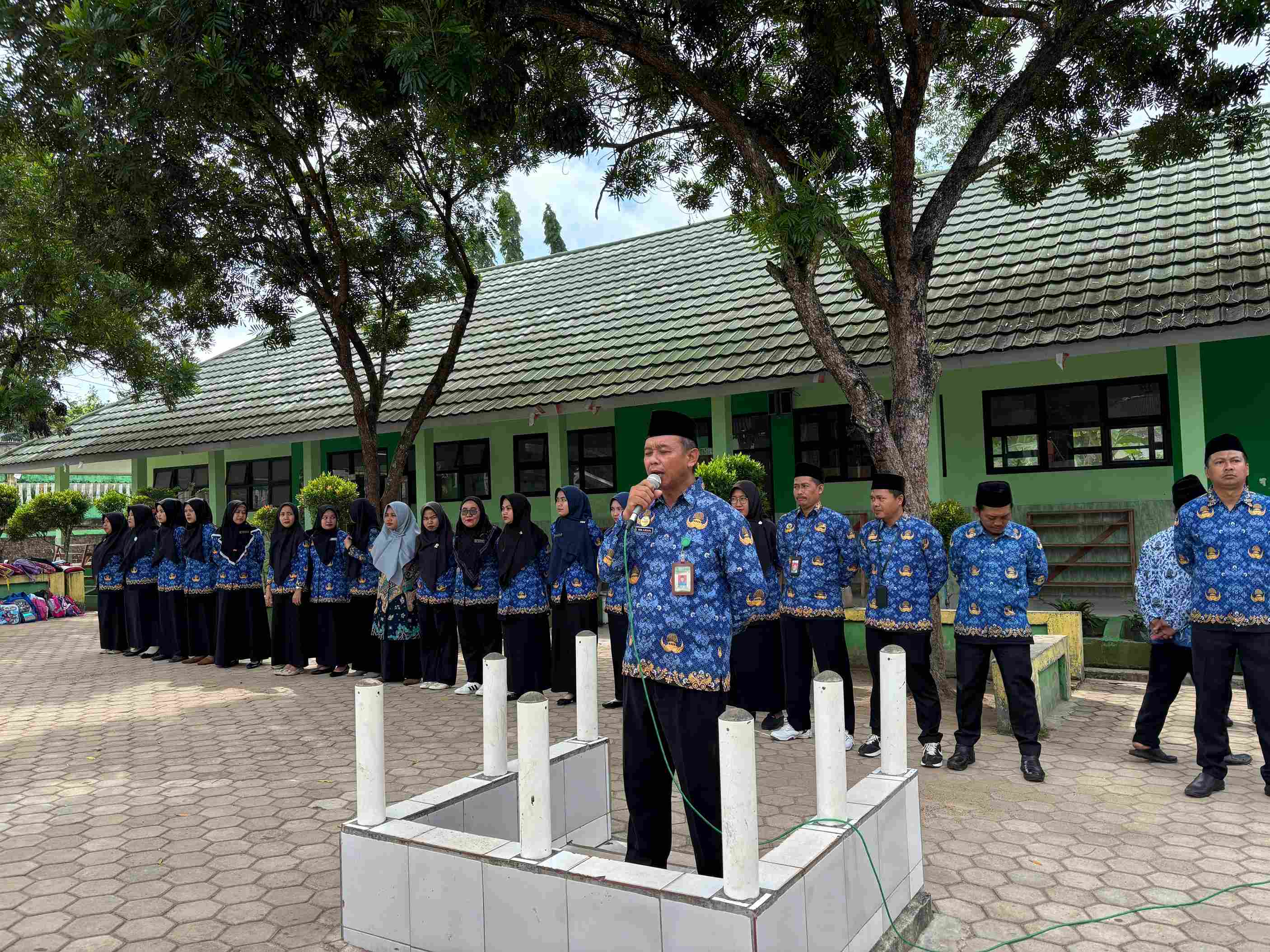 Upacara Hari Sumpah Pemuda di MIN 3 Way Kanan Berlangsung Khidmat