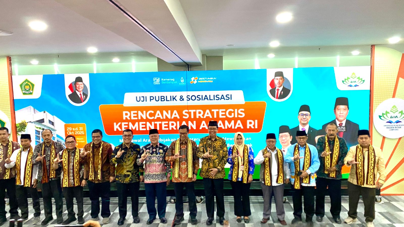 Wujudkan Pelayanan Keagamaan Profesional, Kepala Kemenag Bandar Lampung Ikuti Uji Publik Renstra 2025–2029