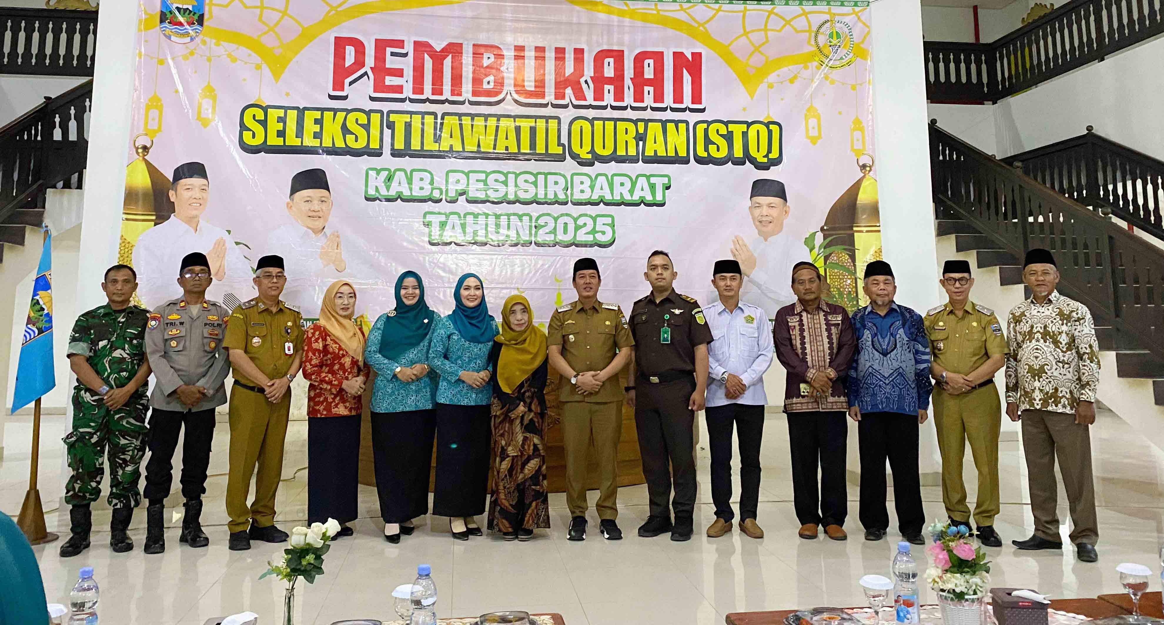 Pemkab dan Kemenag Pesisir Barat Kukuhkan Komitmen Literasi Al-Qur’an Lewat STQ 2025