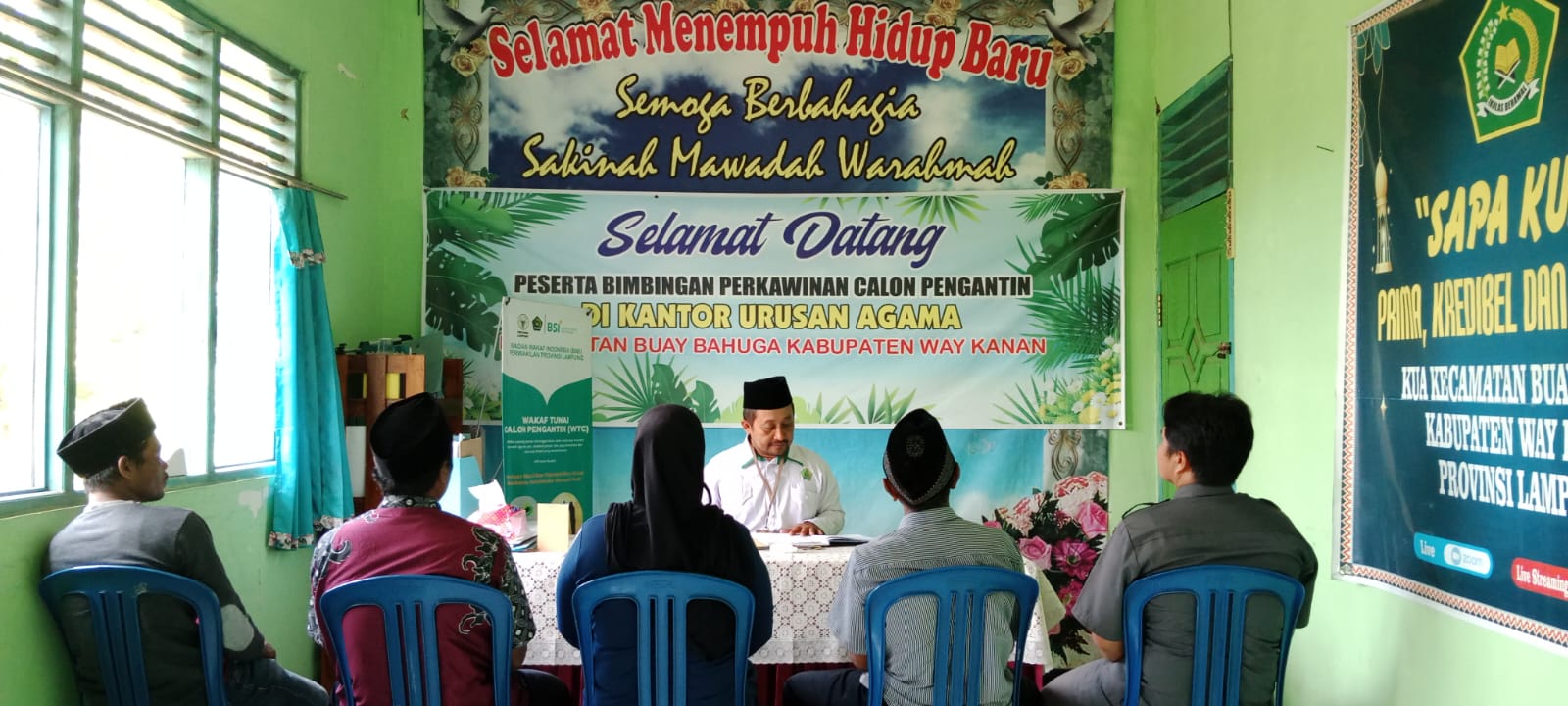 Memastikan Kebenaran Data dan Fakta, KUA Buay Bahuga Gelar Pemeriksaan Wali Nikah