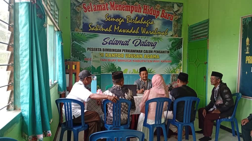 Verifikasi Identitas dan Status Wali, KUA Buay Bahuga Gelar Pemeriksaan Dokumen dan Wali Nikah