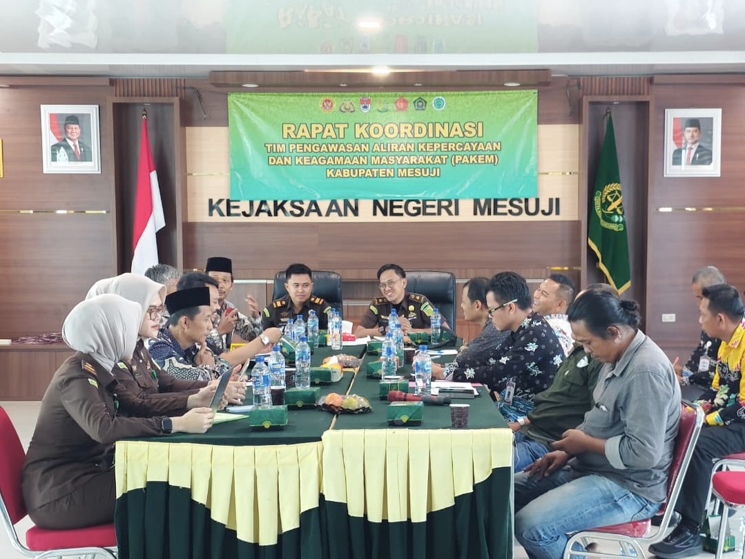 Kemenag Mesuji Hadiri Rapat Koordinasi Tim PAKEM, Perkuat Sinergi Pengawasan Aliran Kepercayaan di Masyarakat