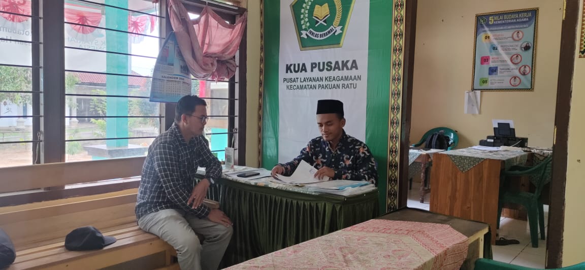Ngato U Rohman: Penghulu KUA Pakuan Ratu Siap Wujudkan Pelayanan Nikah yang Prima dan Humanis