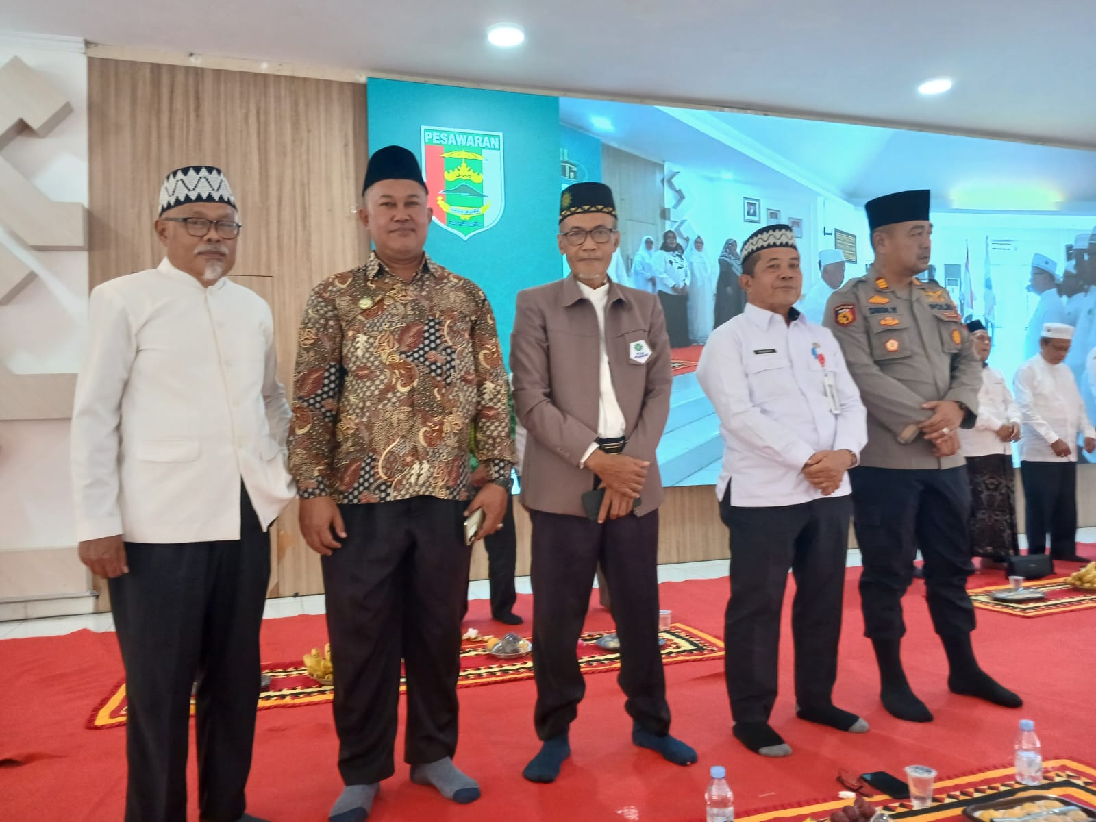 Kemenag Pesawaran Hadiri Pelantikan Pengurus IPHI dan Reuni Alumni Haji Kabupaten Pesawaran
