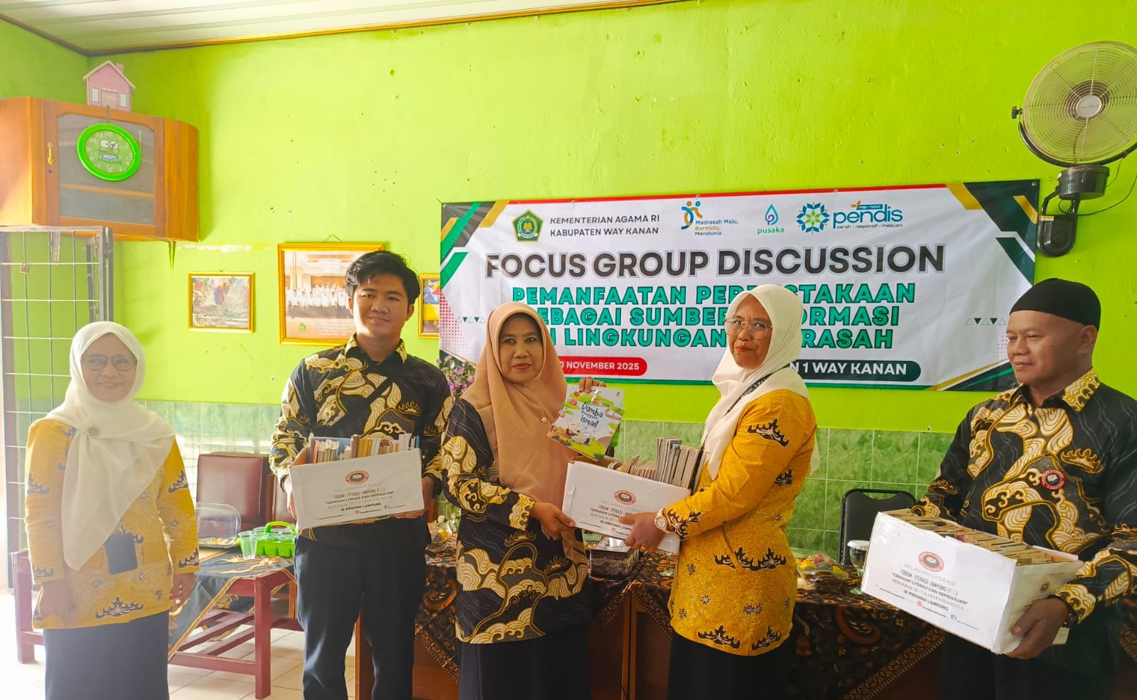 MIN 1 Way Kanan Gelar Kegiatan Literasi Bersama UIN Raden Intan Lampung