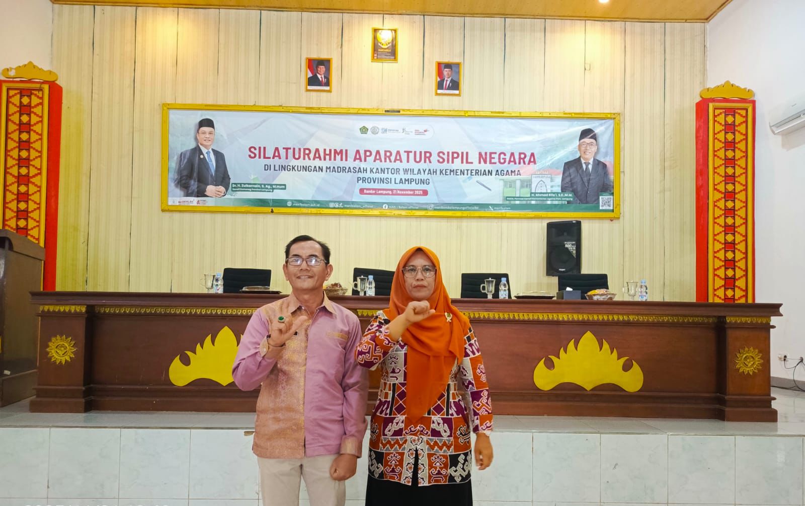 Kepala MIN 1 Way Kanan Hadiri Silaturahmi ASN Madrasah di Kanwil Kemenag Lampung