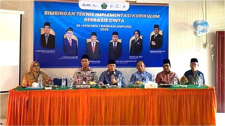 KakanKemenag Makmur Tekankan Penguatan Mutu Madrasah dan Implementasi Regulasi Pendidikan dalam Bimtek KKM MIN 1 Bandar Lampung