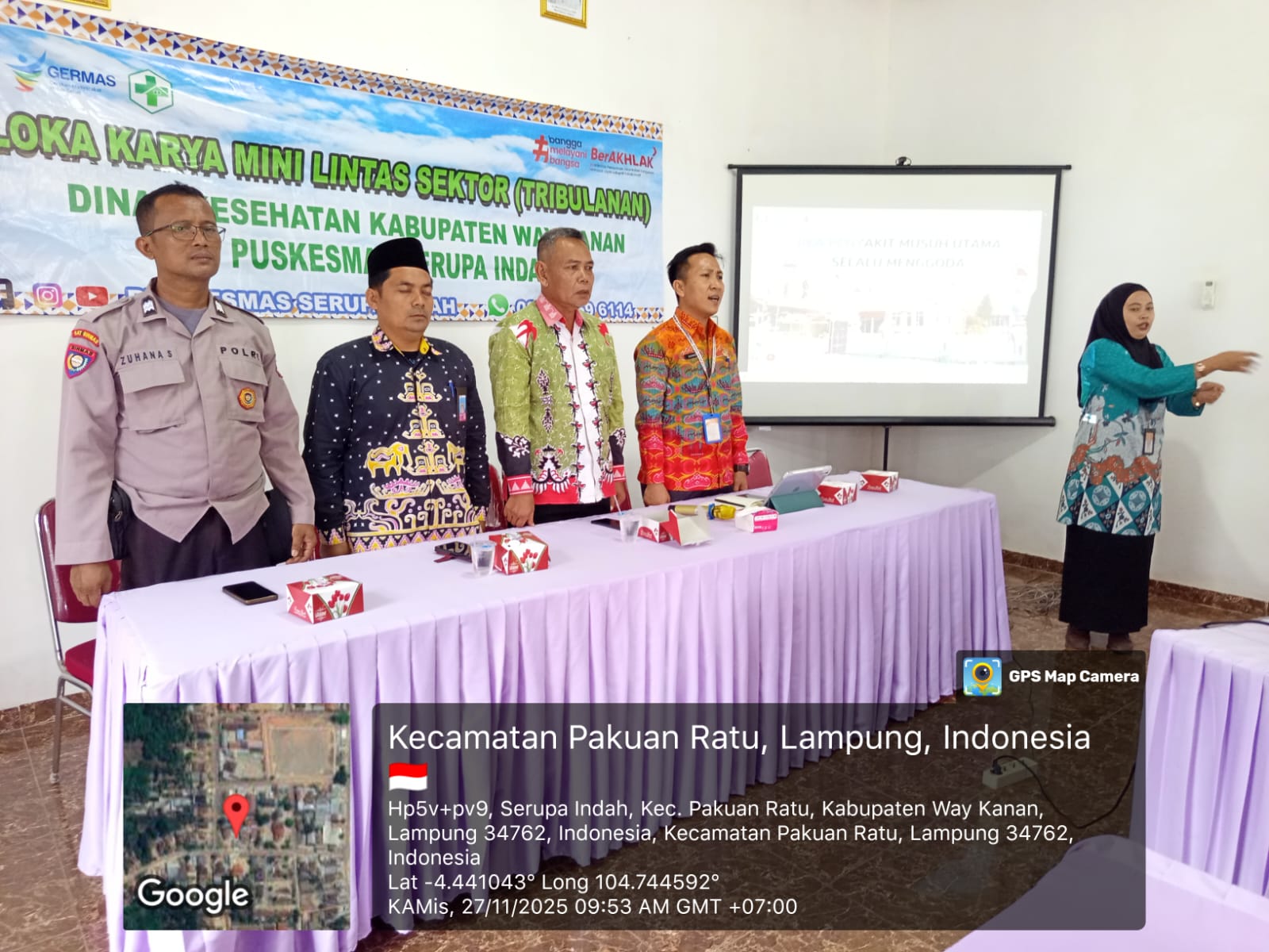 Perkuat Sinergi Kesehatan, KUA Pakuan Ratu Berperan Aktif dalam Lokakarya Mini Lintas Sektor di Puskesmas Serupa Indah