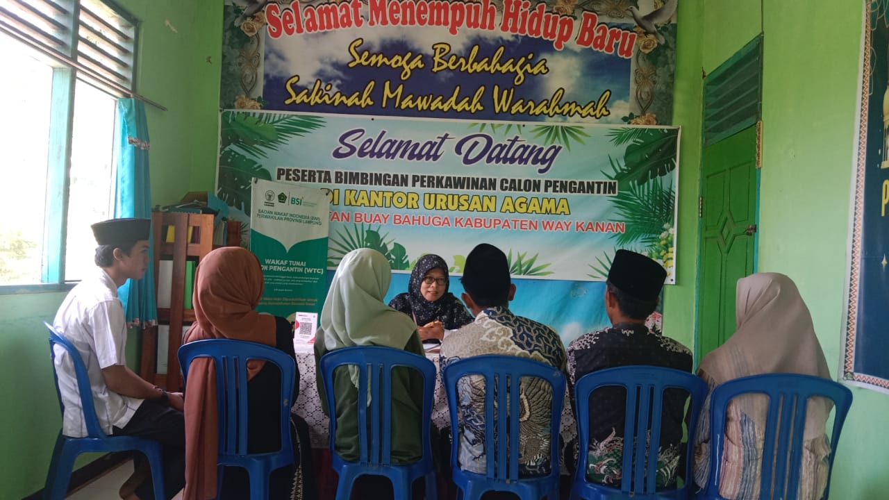 KUA Buay Bahuga Gelar Bimbingan Pranikah untuk Perkuat Ketahanan Keluarga