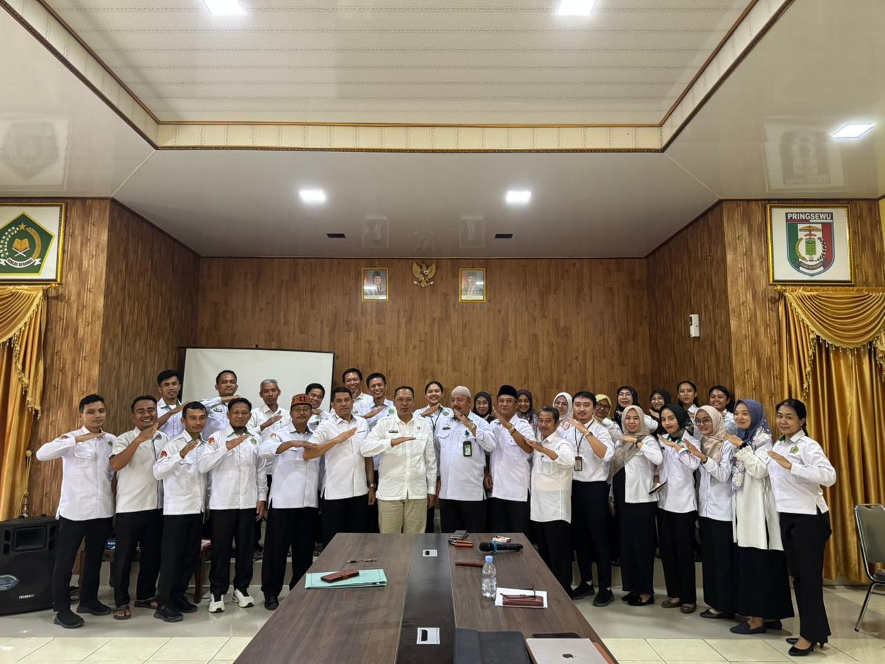 Kankemenag Pringsewu Gelar Rapat Koordinasi dan Evaluasi PMPZI di penghujung Tahun 2025