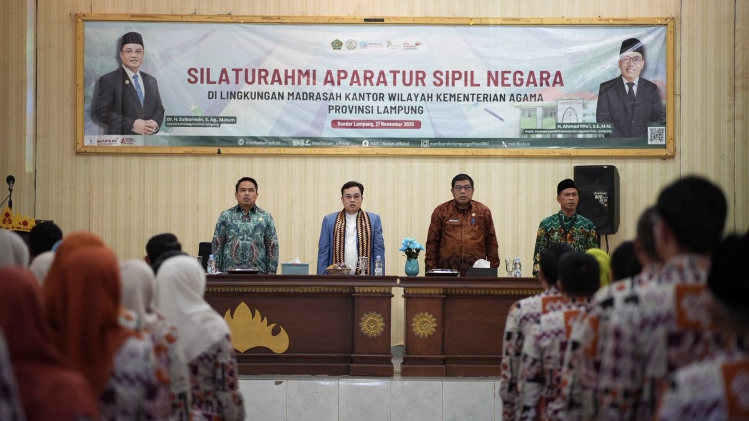 H. Ramdani Hadir pada Silaturahmi ASN: MTsN 1 Tanggamus Mantapkan Arah Transformasi Madrasah