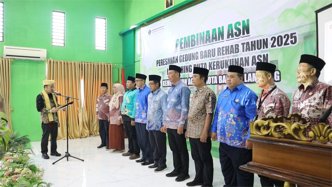 Kakanwil Kemenag Lampung Launching Duta Kerukunan ASN Kemenag Kota Bandar Lampung
