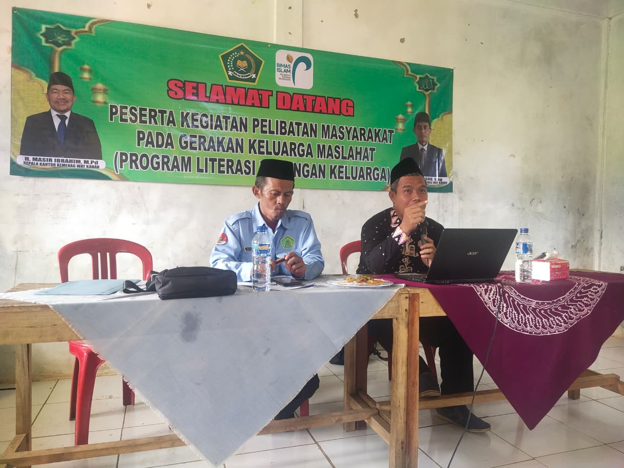 Penyuluh Agama dan Staf KUA Kasui Ikuti Kegiatan Pelibatan Masyarakat pada Gerakan Keluarga Maslahat