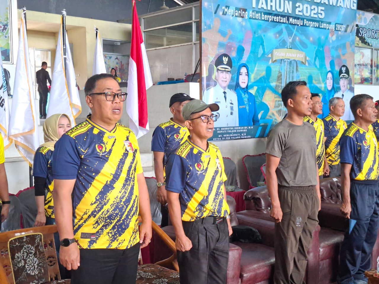 Kasubbag TU Dukung Pembukaan Pekan Olahraga (PORKAB) sebagai Sarana Pembinaan dan Pencarian Bakat Atlet di Kabupaten Tulang Bawang
