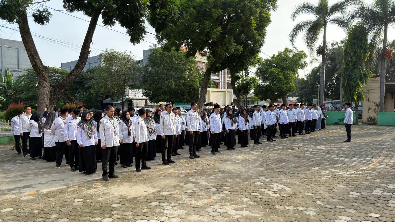Apel Pagi, Kemenag Kota Metro Tekankan Disiplin Kerja dan Semangat Beribadah