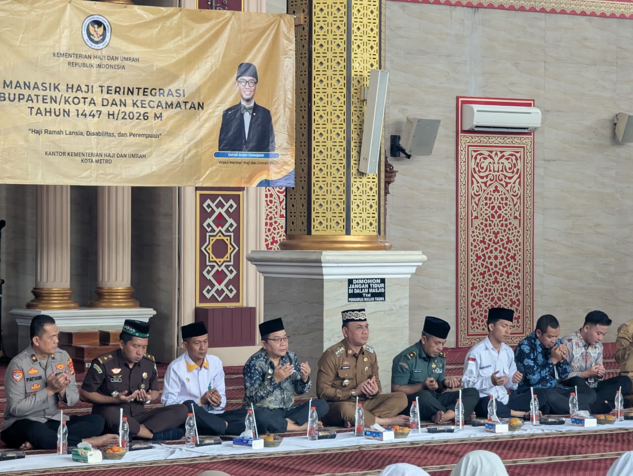Kemenag Kota Metro Hadiri Pembukaan Manasik Haji 1447 H/2026 M Tingkat Kota Metro