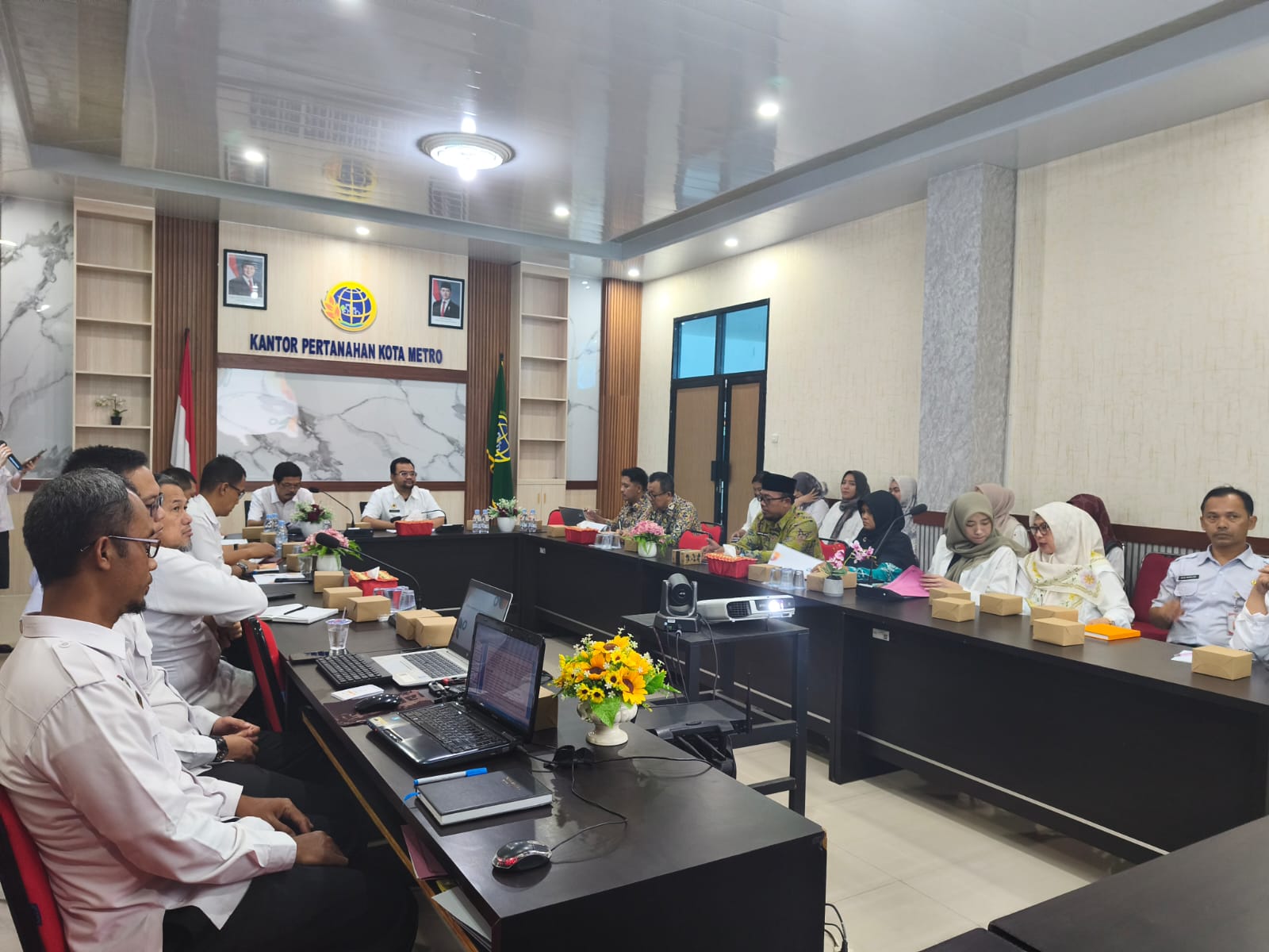 Kemenag Kota Metro Hadiri Sosialisasi Penyusunan Data Tanah Instansi Pemerintah