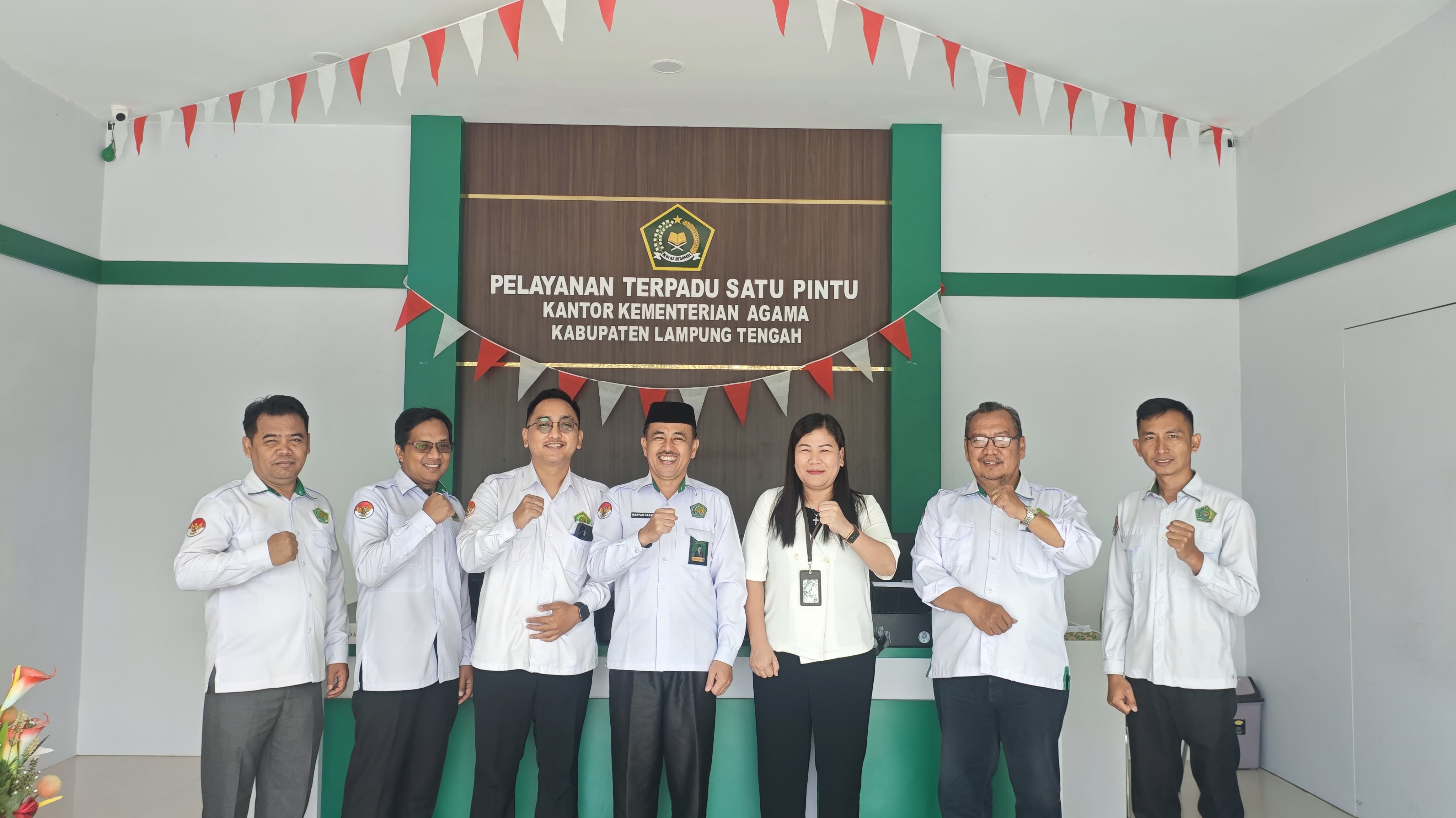 Kemenag Lampung Tengah dan Kanwil Kemenag Lampung Perkuat Koordinasi Pencairan TPG Guru Agama Kristen