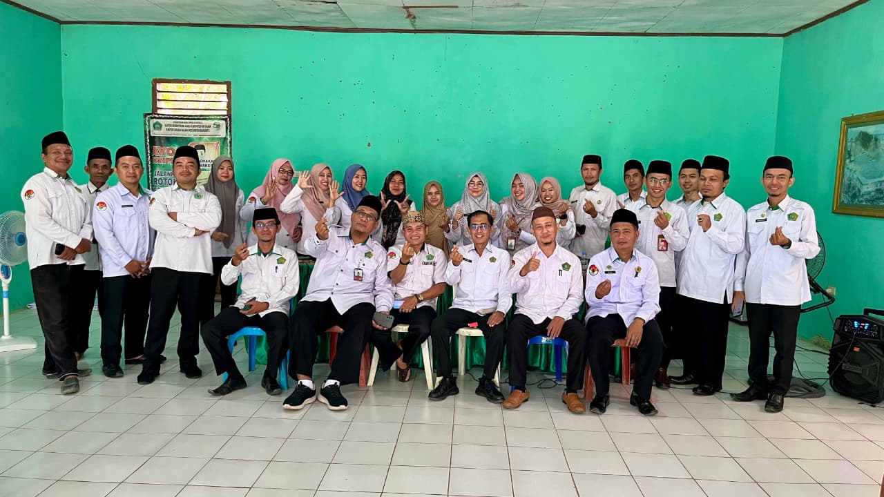 MONEV : ?Seksi Bimas Kemenag Waykanan. Ka. KUA  Hadir Bersama Jajaran