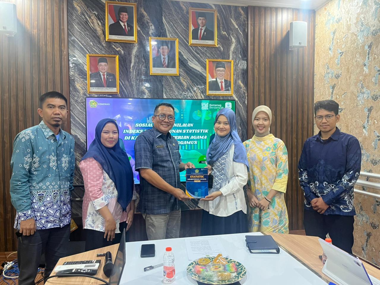 Kemenag Tanggamus Terima Kunjungan Tim DATIN Kanwil Lampung untuk Sosialisasi Indeks Pembangunan Statistik