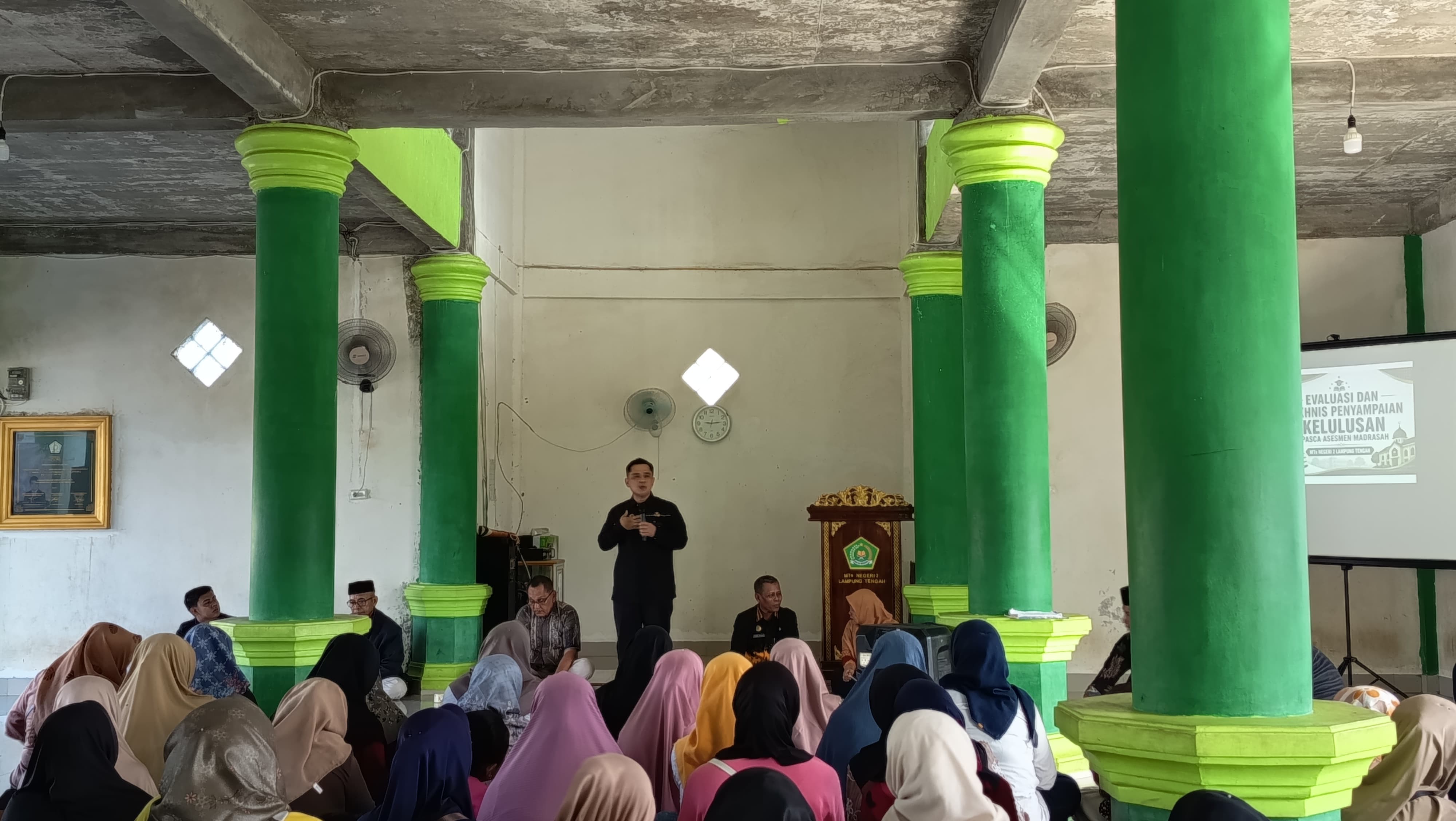 Rapat Wali Murid Kelas IX MTsN 2 Lampung Tengah Bahas Evaluasi Dan Teknis Kelulusan Pasca Asesmen Madrasah