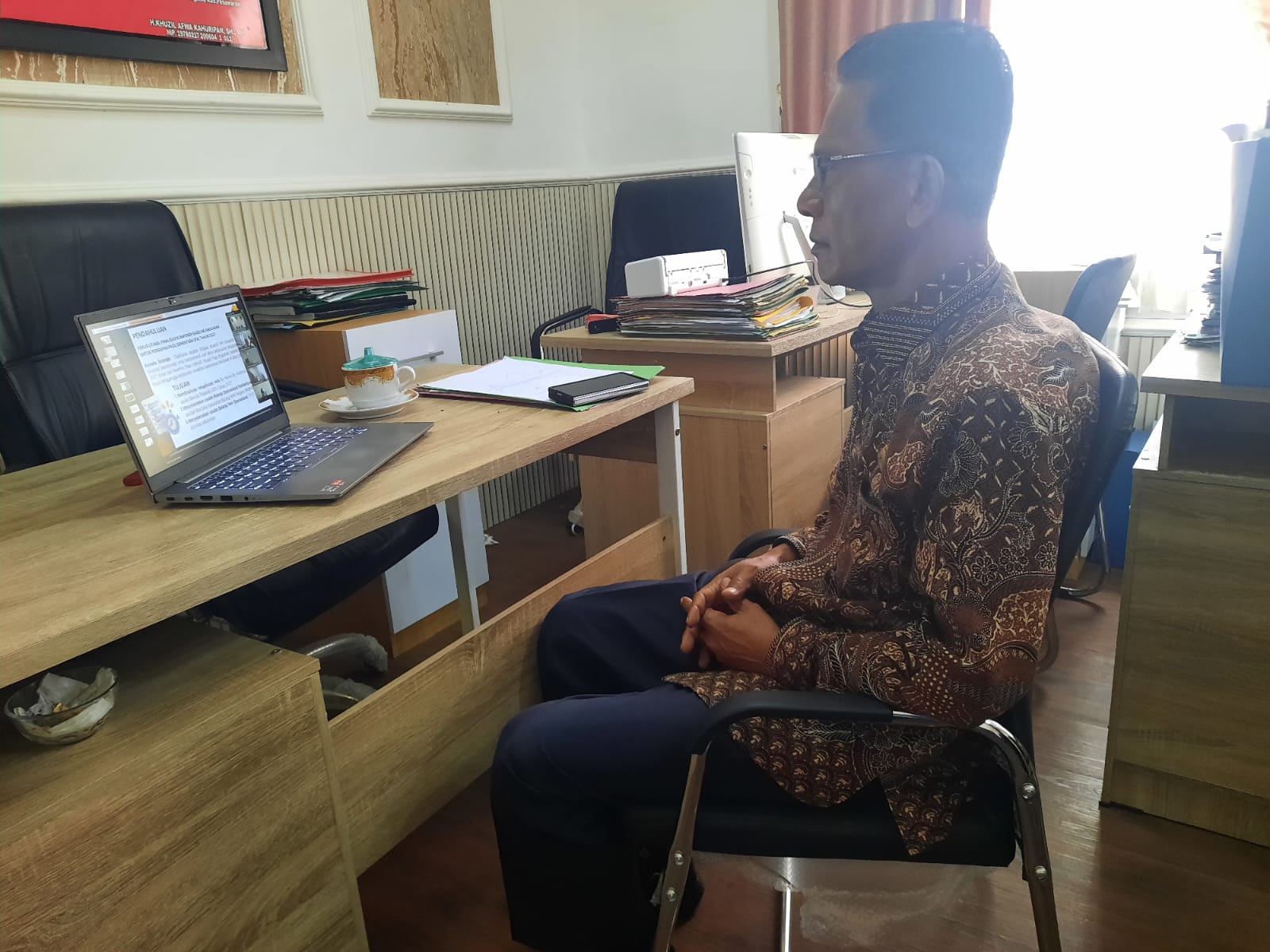 Kakankemenag Pesawaran Ikuti Sosialisasi Usulan Anggaran Tahun 2027