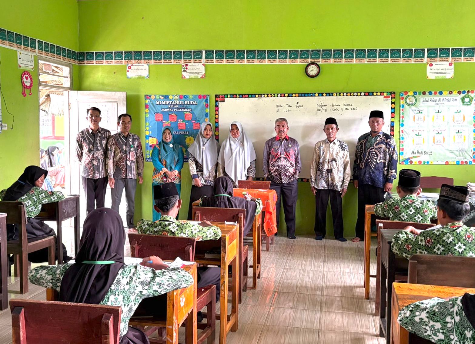 Pastikan Prosedur Berjalan Baik, Kemenag Mesuji Terjunkan Tim Monev Ke Sejumlah Madrasah Ibtidaiyah