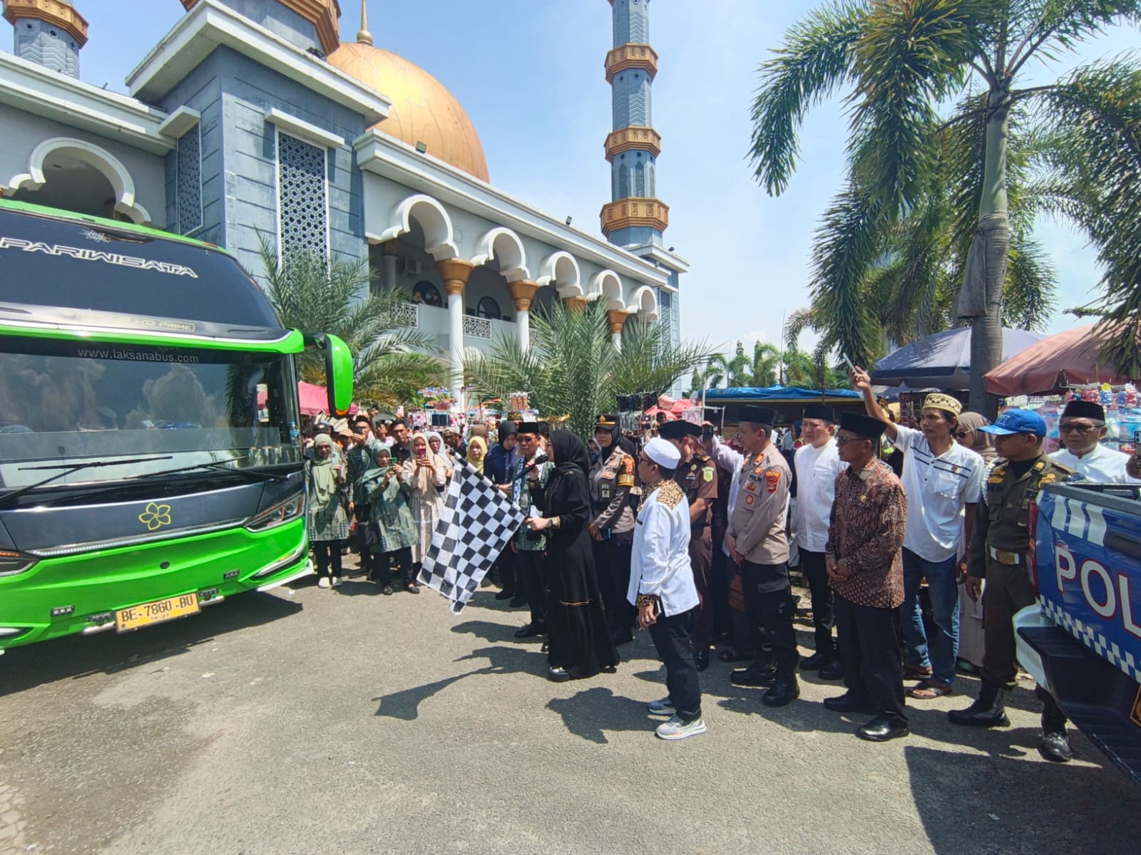 Kepala Kemenag Pesawaran Lepas Keberangkatan Jamaah Haji Kabupaten Pesawaran Tahun 2026
