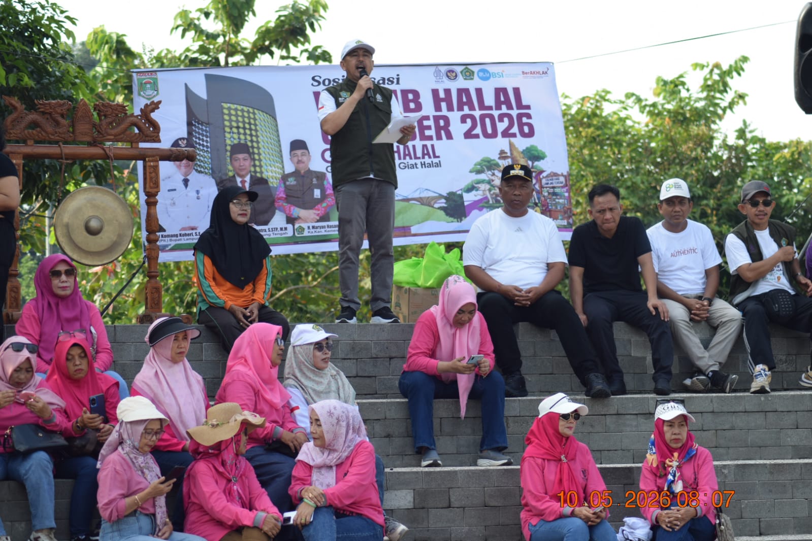 Launching WHO 2026 Di Car Free Day, Kemenag Lampung Tengah Buka Layanan Halal On The Spot