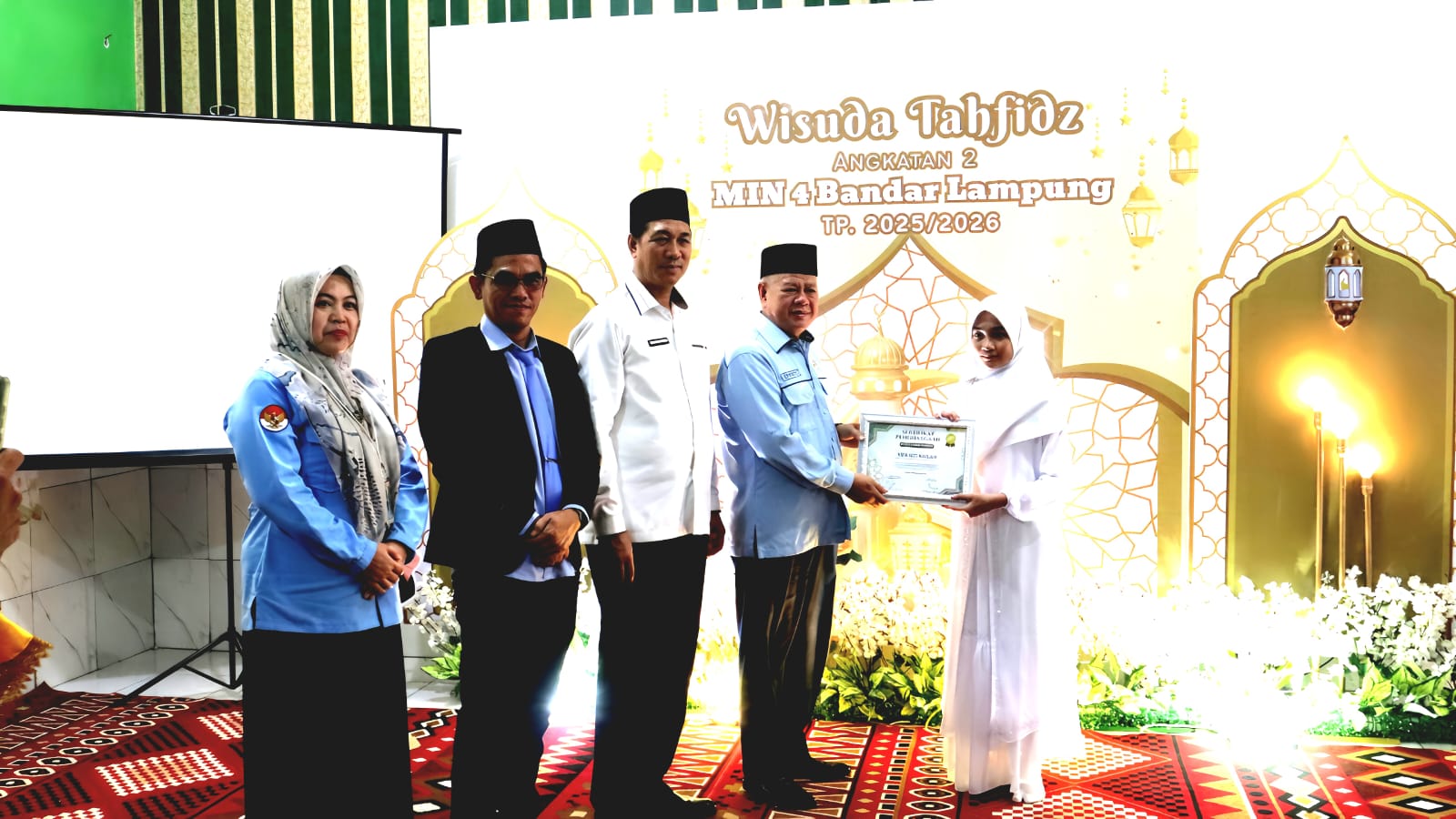 Wisuda Tahfidz MIN 4 Bandar Lampung, Erwinto: "Generasi Qurani Adalah Investasi Peradaban"