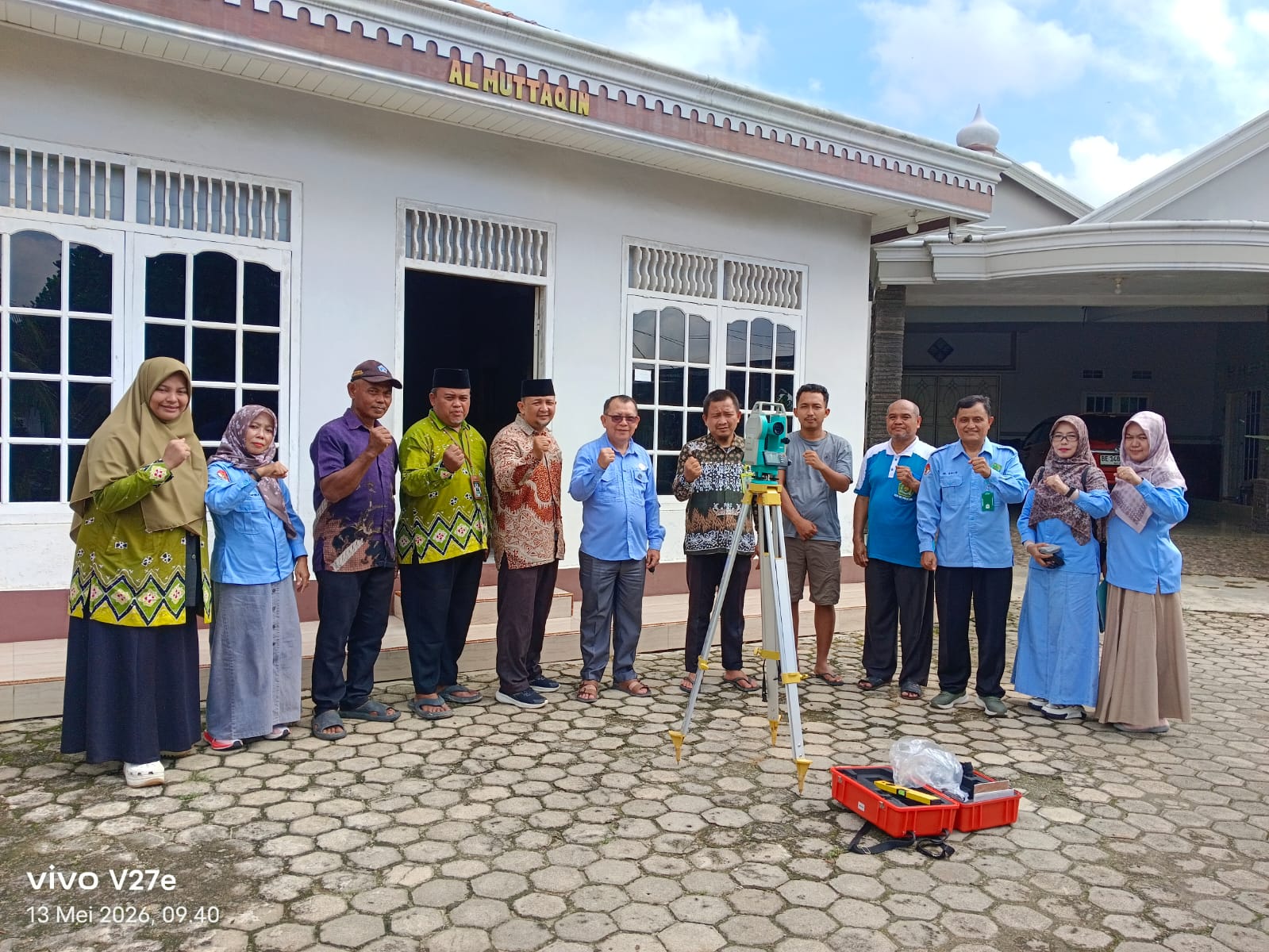 Kemenag Metro Gelar Kalibrasi Arah Kiblat Di Banjarsari Untuk Perkuat Layanan Keagamaan