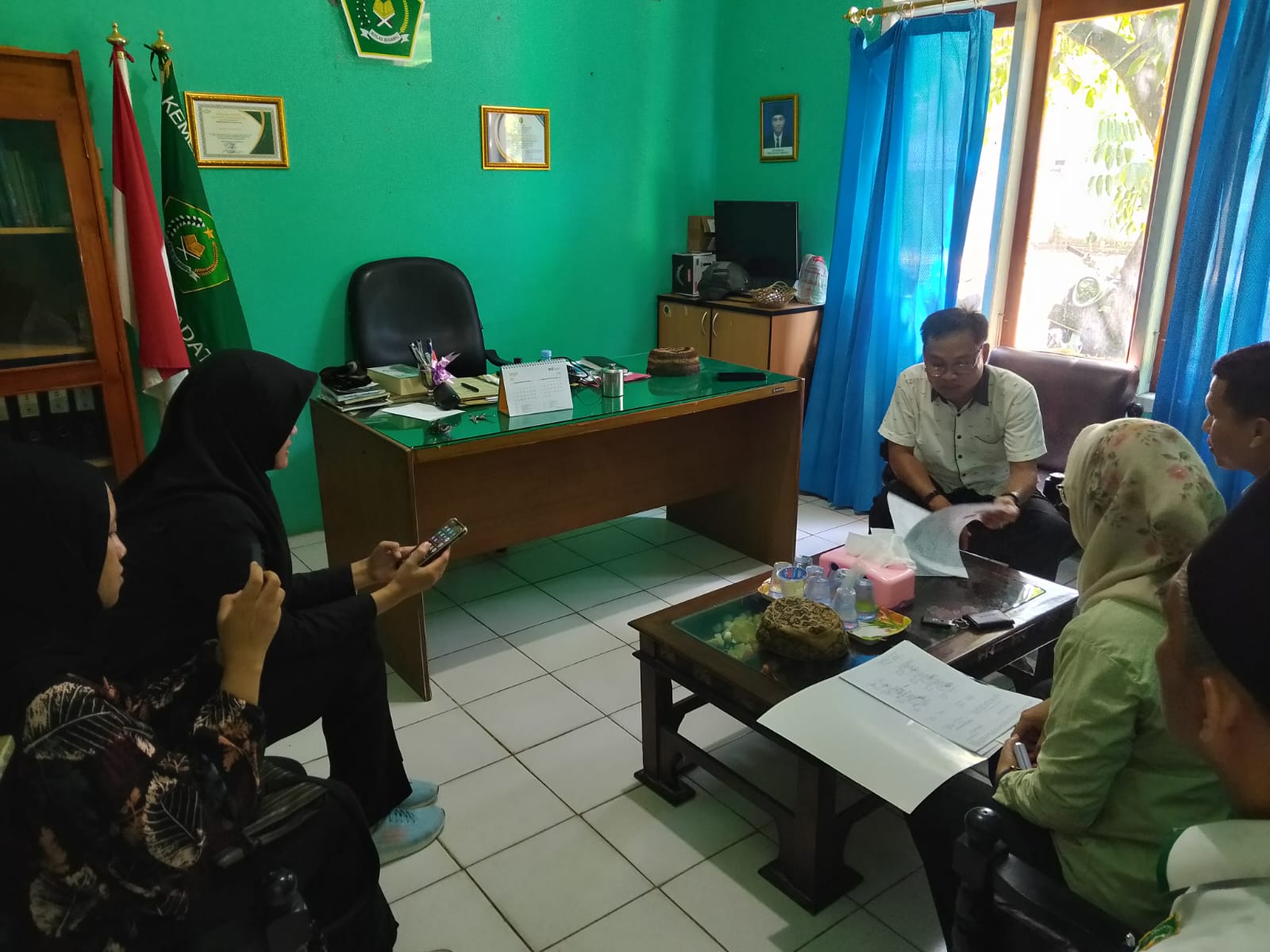 KUA Baradatu Terima Kunjungan Tim Imigrasi Provinsi Lampung