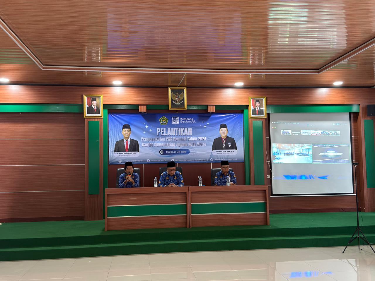 Kemenag Kota Metro Teguhkan Komitmen Pengabdian Dan Perkuat Profesionalisme Pada Pelantikan Tahun 2026