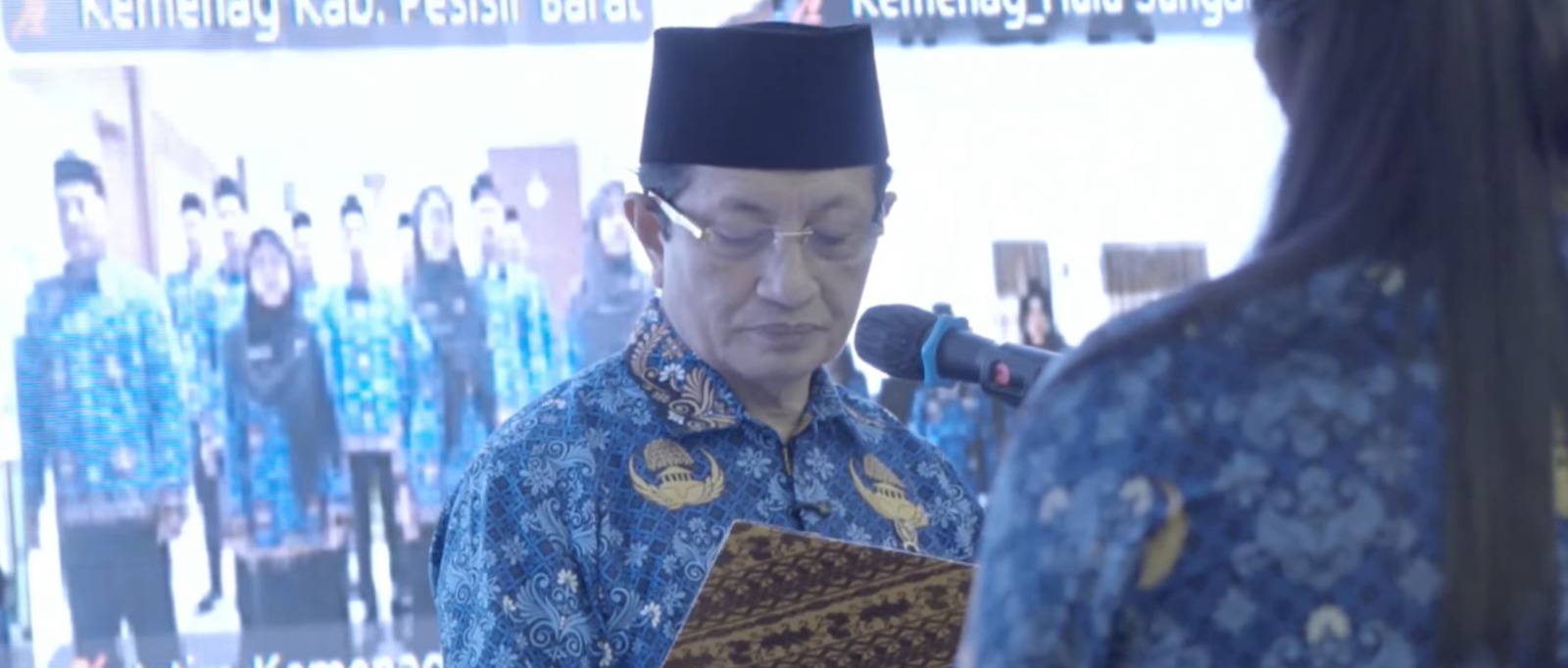 Kemenag RI Lantik PNS Formasi Tahun 2024, Kemenag Tanggamus Ikuti Prosesi Secara Daring