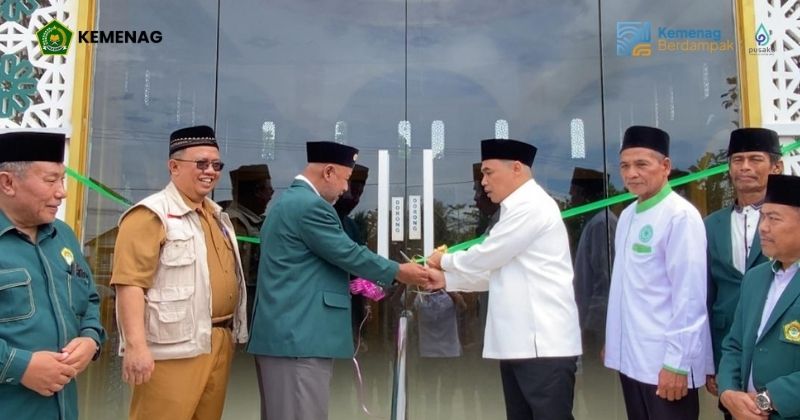 Kementerian Agama Lampung Selatan Resmikan Masjid Baitul Jannah Dan Penyaluran Hewan Kurban Di Natar